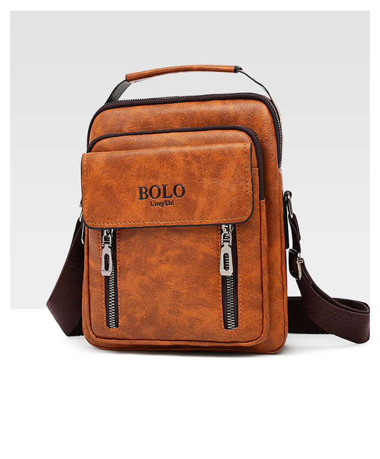 Whatna ショルダーバッグ メンズ 2way 斜め掛け 手提げ 厚手 皮革 レザー 縦型 小さめ メッセンジャーバッグ 通学 通勤バッグ hs- 1606-2