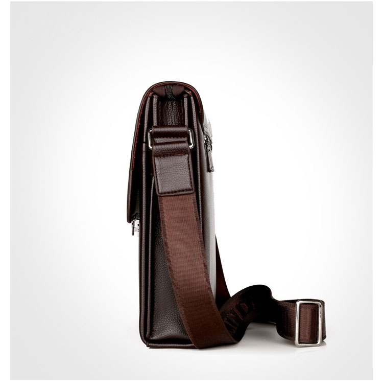 Whatna 革 フラップ ショルダーバッグ メンズ 3室仕切 盗難防止 ipad 10.5 収納可 ビジネスかばん斜めがけ 小さめメッセンジャーバッグ 斜め掛け 通勤 バッグ hs-1603-3