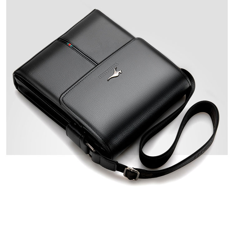 Whatna 革 フラップ ショルダーバッグ メンズ  3室仕切 盗難防止 ipad 10.5 収納可 縦型  ビジネスかばん斜めがけ メッセンジャーバッグ 通勤バッグ  紳士用 男性用 hs-1602-5