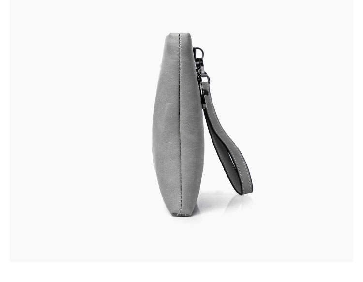 Whatna 2way 革 セカンドバッグ メンズ クラッチ バッグ 9.7インチのipad収納可 B5 6枚カード収納 小銭入 ビジネス カジュアル フォーマル 冠婚葬祭 結婚式 二次会 披露宴バッグ 紳士用 男性用 青 グレー 1901-4