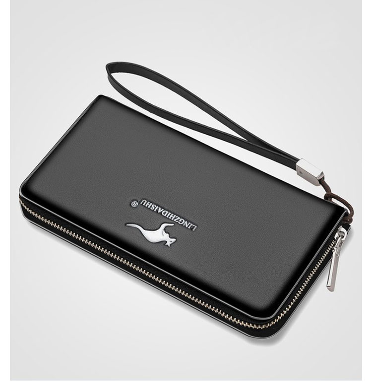 Whatnaミニセカンドバッグ メンズ バッグ 12枚カード収納 小さめ クラッチバッグ 長財布 革 手持ちバッグ メンズ ポーチ 男性用 紳士用 結婚式 冠婚葬祭 黒 ブラウン 881-3