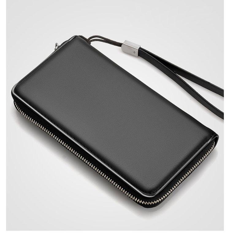 Whatnaミニセカンドバッグ メンズ バッグ 12枚カード収納 小さめ クラッチバッグ 長財布 革 手持ちバッグ メンズ ポーチ 男性用 紳士用 結婚式 冠婚葬祭 黒 ブラウン 881-5