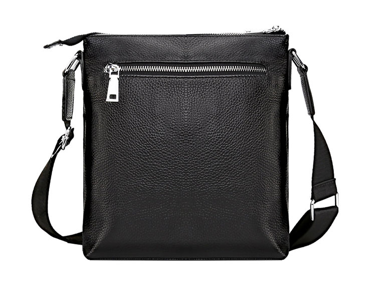 Whatna 2way 牛革 クロコダイル型押し ショルダーバッグ メンズ ポシェットipad9.7 収納可 縦型 メンズビジネスかばん斜めがけ 通勤バッグ 肩掛けバッグ 紳士用 男性用 黒 KD630-3-3