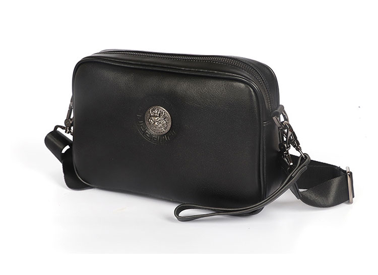 Whatna 2way 牛革 セカンド バッグ メンズ クラッチ バッグ 小さい ショルダーベルト付属  クラッチ ショルダー 結婚式 バッグ ビジネス フォーマル 冠婚葬祭 バッグ紳士用 男性用 黒3085-3