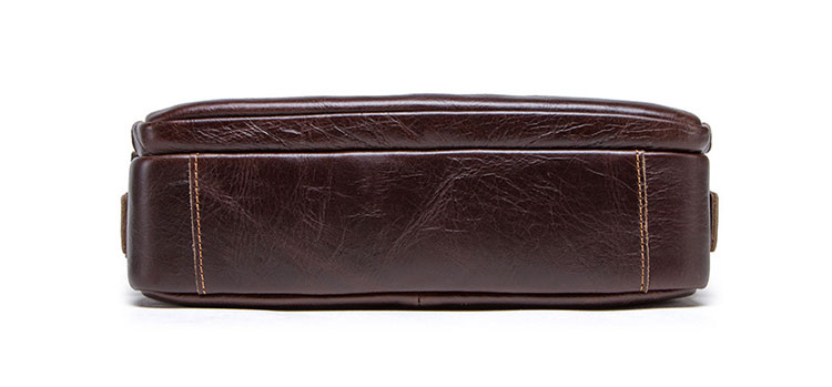 Whatna 2way 天然 牛革 ショルダーバッグ メンズ ポシェットポお財布 5枚カード ipad9.7 収納可 三室仕切 横型 縦型 小さめメッセンジャーバッグ 斜め掛け通学通勤バッグ 肩掛けバッグ 紳士用 男性用 ブラウン6423-15