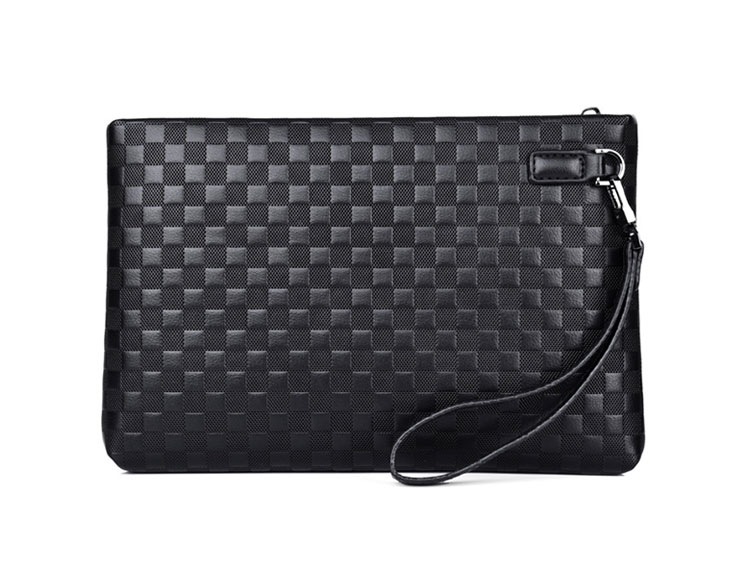 Whatna 2way 革 セカンドバッグ メンズ クラッチ バッグA4 10.5インチのipadpro収納可 6枚カード収納 小銭入 カジュアル フォーマル 冠婚葬祭 結婚式 バッグ紳士用 男性用 黑-3