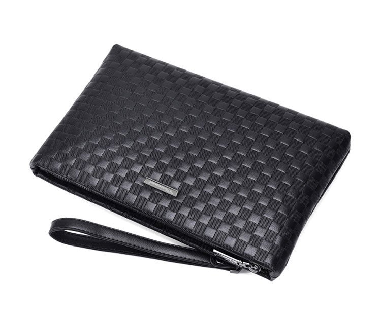 Whatna 2way 革 セカンドバッグ メンズ クラッチ バッグA4 10.5インチのipadpro収納可 6枚カード収納 小銭入 カジュアル フォーマル 冠婚葬祭 結婚式 バッグ紳士用 男性用 黑-5