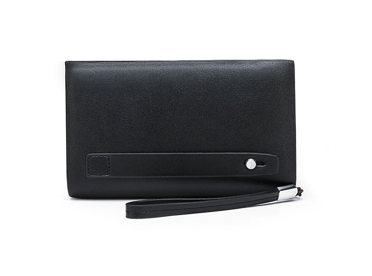 Whatna 2way ミニセカンドバッグ メンズ バッグ 8枚カード収納 2室仕切 大容量 本革 ダブルファスナー 小さめ クラッチバッグ 長財布 革 手持ちバッグ メンズ ポーチ 男性用 紳士用 結婚式 冠婚葬祭 黒 ブラウン2068-3