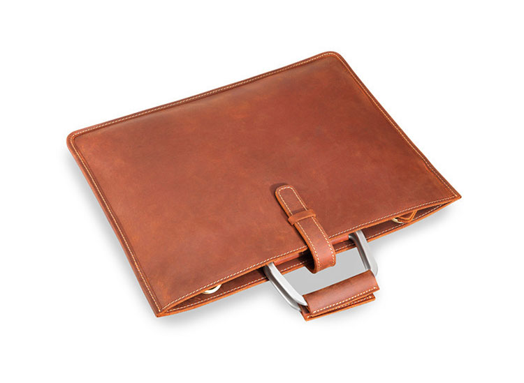 Whatna 2way 天然牛革 セカンド バッグ メンズ 大き ショルダーベルト付属 A415センチpc収納可 クラッチ ショルダー 結婚式 バッグ ビジネス フォーマル 冠婚葬祭 バッグ紳士用 男性用 ブラウン SF064-5