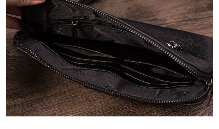 Whatna 天然 牛革 ミニセカンドバッグ メンズ バッグ 6枚カード収納 小さめ クラッチバッグ 本 革 レザー 結婚式 バッグ フォーマル ビジネス 冠婚葬祭 バッグ 男性用 紳士用 3016-9