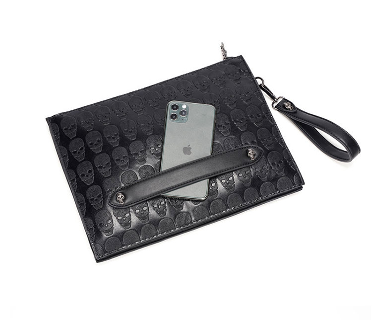 Whatna  2way 革 セカンドバッグ メンズ クラッチ バッグA4 10.5インチのipadpro収納可 小銭入 カジュアル フォーマル 冠婚葬祭 結婚式 バッグ紳士用 男性用 黑 YH3229-2