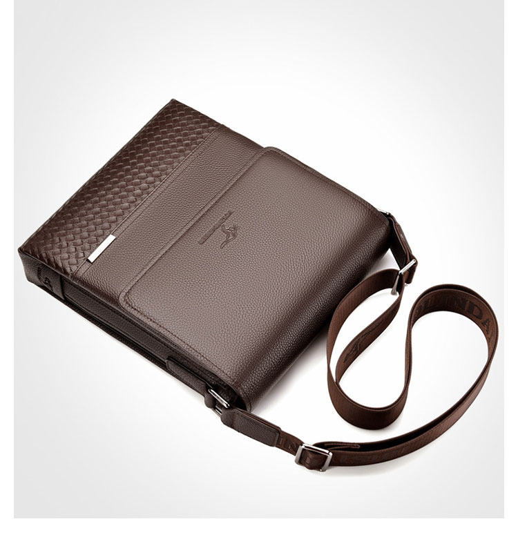 Whatna 牛革 フラップ ショルダーバッグ メンズ 3室仕切 盗難防止 本革 ipad 10.5 収納可 縦型 メンズ ビジネスかばん斜めがけ 小さめメッセンジャーバッグ 斜め掛け通学通勤バッグ 肩掛けバッグ 紳士用 男性用 hs-1602-4