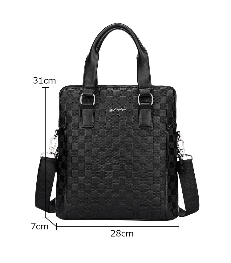 Whatna 牛革 ビジネス バッグメンズ 2way ショルダー 手提げ 本革  ブリーフケース 14インチPC対応 旅行 出張 通勤 通学 就活 面接 バッグ かばん 男性用 3314-6