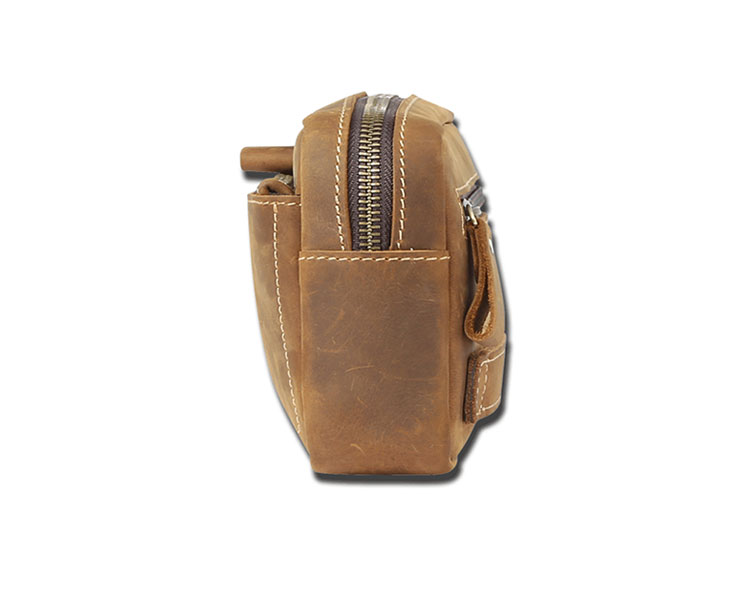 Whatna 2way 天然 牛革 ミニセカンドバッグ メンズ クラッチ バッグ 小きめ 本革 防水 耐磨耗 結婚式 披露宴 バッグ カジュアルフォーマル ビジネス 冠婚葬祭 バッグ 男性用 紳士用 ブラウン H200403-3