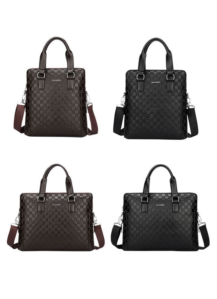 Whatna 牛革 ビジネス バッグメンズ 2way ショルダー 手提げ 本革  ブリーフケース 14インチPC対応 旅行 出張 通勤 通学 就活 面接 バッグ かばん 男性用 3314-1