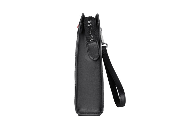 Whatna 2way 革 セカンドバッグ メンズ クラッチ バッグ9.7インチのipad収納可 6枚カード収納 小銭入 カジュアル フォーマル 冠婚葬祭 結婚式 バッグ紳士用 男性用 黑 W202-3