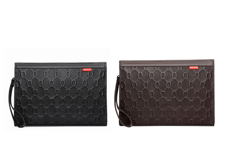 Whatna 2way 革 セカンドバッグ メンズ クラッチ バッグ9.7インチのipad収納可 6枚カード収納 小銭入 カジュアル フォーマル 冠婚葬祭 結婚式 バッグ紳士用 男性用 黑 W202-1