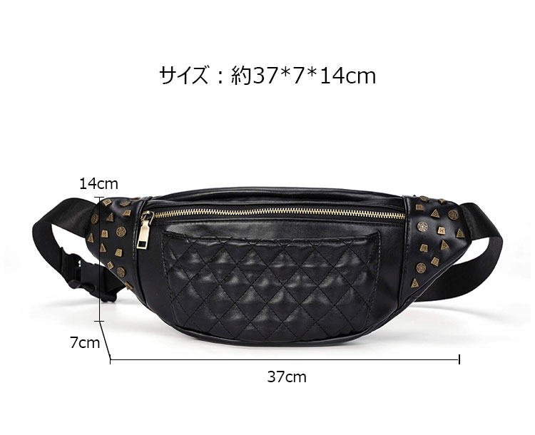 Whatna 3way  革 ボディバッグ・ワンショルダーバッグ メンズ ウエストポーチ  本 革 厚手 レザー  斜め掛けバッグ スポーツバッグ 自転車 カジュアル 遠足 旅行 通勤 通学 黒(YH3128)-4