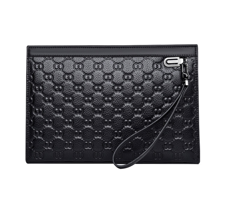 Whatna 2way 革 セカンドバッグ メンズ クラッチ バッグ9.7インチのipad収納可 6枚カード収納 小銭入 カジュアル フォーマル 冠婚葬祭 結婚式 バッグ紳士用 男性用 黑 W201-4