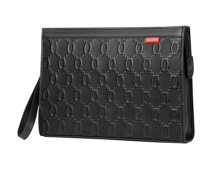 Whatna 2way 革 セカンドバッグ メンズ クラッチ バッグ9.7インチのipad収納可 6枚カード収納 小銭入 カジュアル フォーマル 冠婚葬祭 結婚式 バッグ紳士用 男性用 黑 W202-2