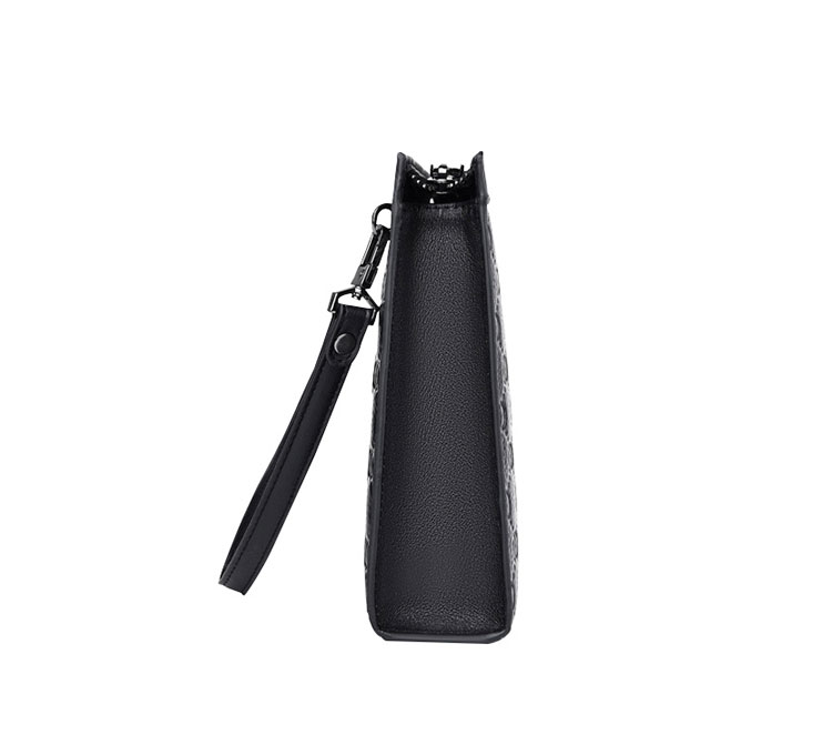 Whatna 2way 革 セカンドバッグ メンズ クラッチ バッグ9.7インチのipad収納可 6枚カード収納 小銭入 カジュアル フォーマル 冠婚葬祭 結婚式 バッグ紳士用 男性用 黑 W201-3