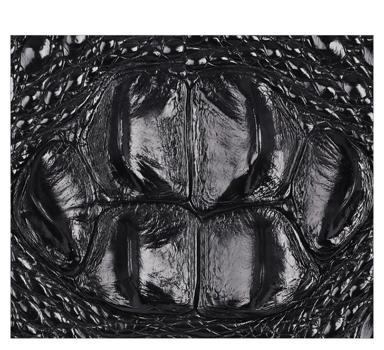 Whatna ワニ革 本革 ショルダーバッグ メンズ ポシェットポお財布 8枚カード収納 メッセンジャーバッグ 縦型 小さめ ビジネスバッグクロコダイル革 本皮 通勤 通学 斜めがけバッグ かばん男性用 ブラウン 黒（1108）-9