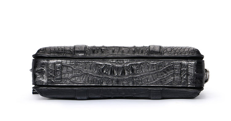 Whatna ワニ革 本革 ビジネス バッグメンズ 2way ショルダー 手提げ 3室仕切 クロコダイル革 ブリーフケース 15.6インチPC対応 旅行 出張 通勤 通学 就活 面接 バッグ かばん 男性用 1022-5