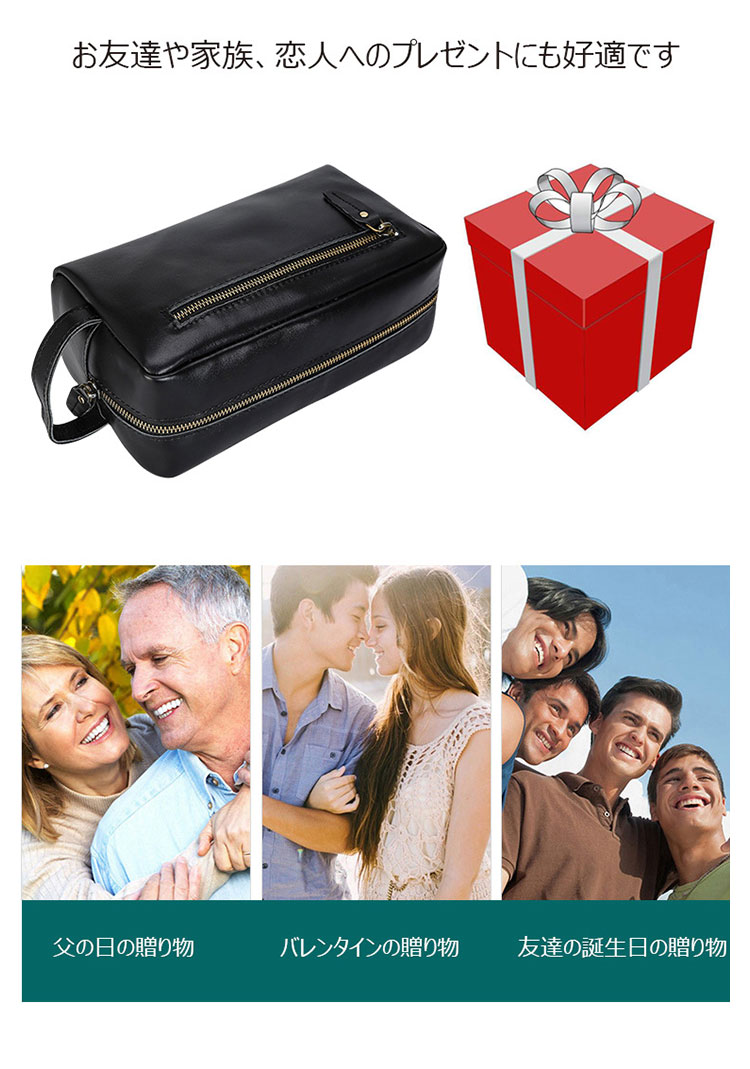 Whatna 天然 牛革 ミニセカンドバッグ メンズ バッグ 小さめ クラッチバッグ 本 革 レザー 結婚式 バッグ フォーマル ビジネス 冠婚葬祭 バッグ 男性用 紳士用 2025-13