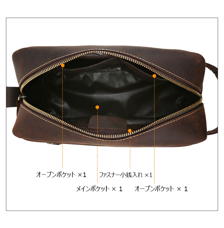 Whatna 天然 牛革 ミニセカンドバッグ メンズ バッグ 小さめ クラッチバッグ 本 革 レザー 結婚式 バッグ フォーマル ビジネス 冠婚葬祭 バッグ 男性用 紳士用 2025-8