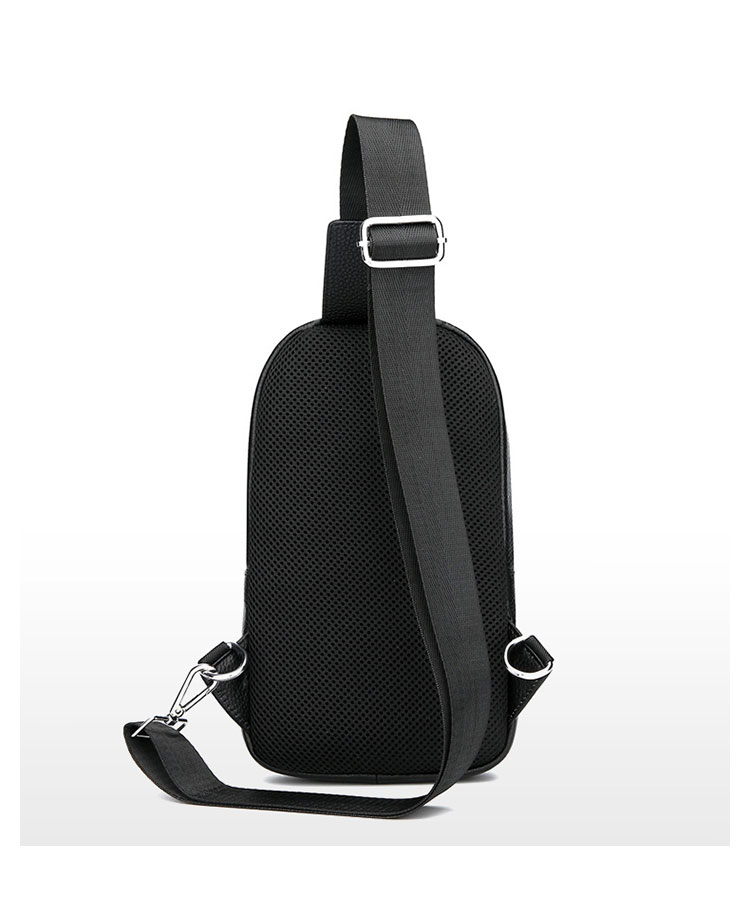 Whatna 牛革 斜めがけ ボディバッグ ワンショルダー メンズ 左右付け替え可能 本革 厚手  レザー66056-4