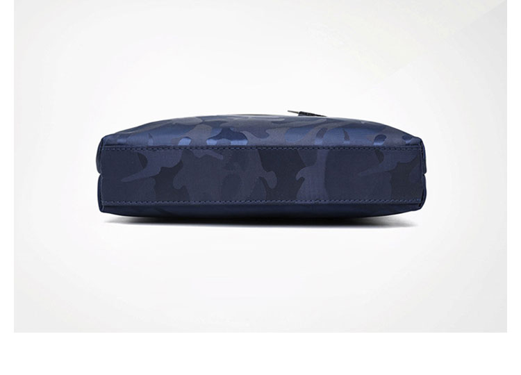 Whatna ショルダーバッグ メンズ メッセンジャーバッグ 頑丈 軽量 縦型 B5 10.5インチipad収納可 オックスフォード布 防水 耐磨耗 ビジネスバッグ 小さい 斜めがけ バッグ 男性用 紳士用 黒 ブルー308-5