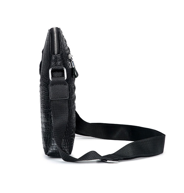 Whatna 天然 牛革  ショルダーバッグ メンズ ipad 10.5 収納可 縦型 メンズ ビジネスかばん斜めがけ 小さめメッセンジャーバッグ 斜め掛け通学通勤バッグ 肩掛けバッグ 紳士用 男性用630-1-4