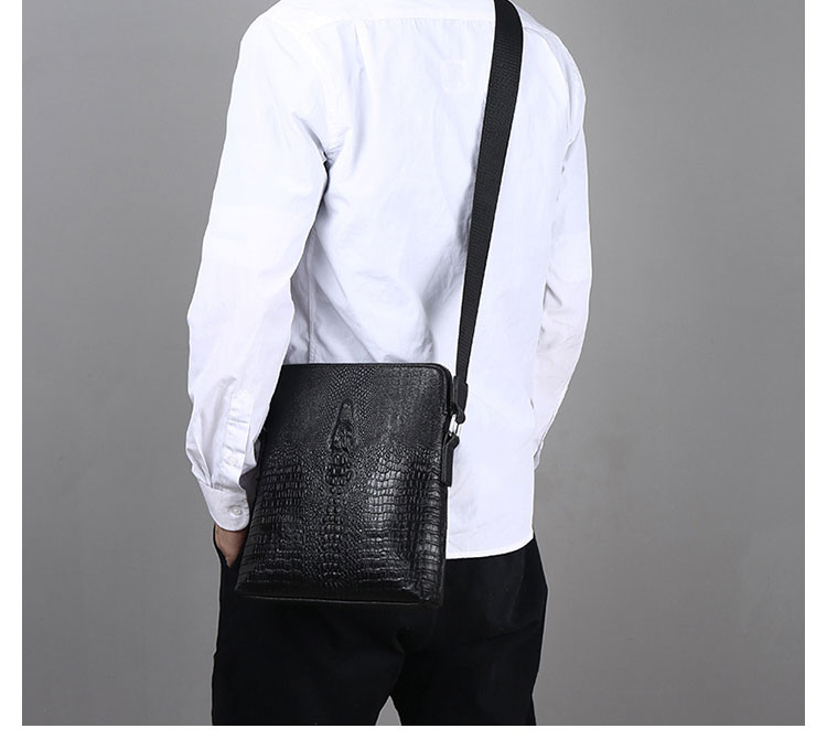 Whatna 天然 牛革  ショルダーバッグ メンズ ipad 10.5 収納可 縦型 メンズ ビジネスかばん斜めがけ 小さめメッセンジャーバッグ 斜め掛け通学通勤バッグ 肩掛けバッグ 紳士用 男性用630-1-11