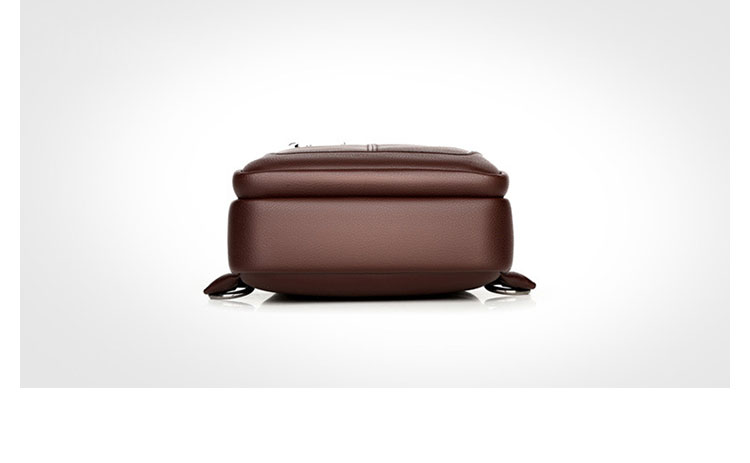 Whatna 革 斜めがけ ボディバッグ ワンショルダー メンズ イヤホン穴付き 左右付け替え可能 本 革 厚手 レザー ブラウン 黒BL568-6