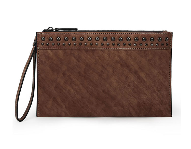 Whatna 2way 天然 牛革 セカンドバッグ メンズ クラッチ バッグ小きめ B5サイズ ipad9.7収納 本革 防水 耐磨耗 結婚式 披露宴 バッグ カジュアルフォーマル ビジネス 冠婚葬祭 バッグ 男性用 紳士用 ブラウン6086-2