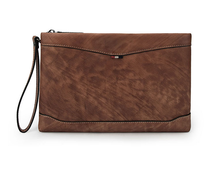 Whatna 2way 天然 牛革 セカンドバッグ メンズ クラッチ バッグ小きめ B5サイズ ipad9.7収納 本革 防水 耐磨耗 結婚式 披露宴 バッグ カジュアルフォーマル ビジネス 冠婚葬祭 バッグ 男性用 紳士用 ブラウン4442-2