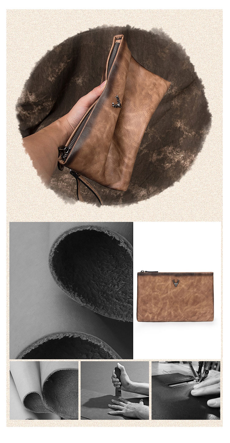 Whatna 2way 天然 牛革 セカンドバッグ メンズ クラッチ バッグ小きめ B5サイズ IPAD10.5収納 本革 防水 耐磨耗 結婚式 披露宴 バッグ カジュアルフォーマル ビジネス 冠婚葬祭 バッグ 男性用 紳士用 ブラウン4477-8