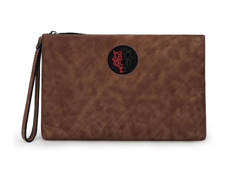 Whatna 2way 天然 牛革 セカンドバッグ メンズ クラッチ バッグ小きめ B5サイズ IPAD9.7収納 本革 防水 耐磨耗 結婚式 披露宴 バッグ カジュアルフォーマル ビジネス 冠婚葬祭 バッグ 男性用 紳士用 ブラウン444-2