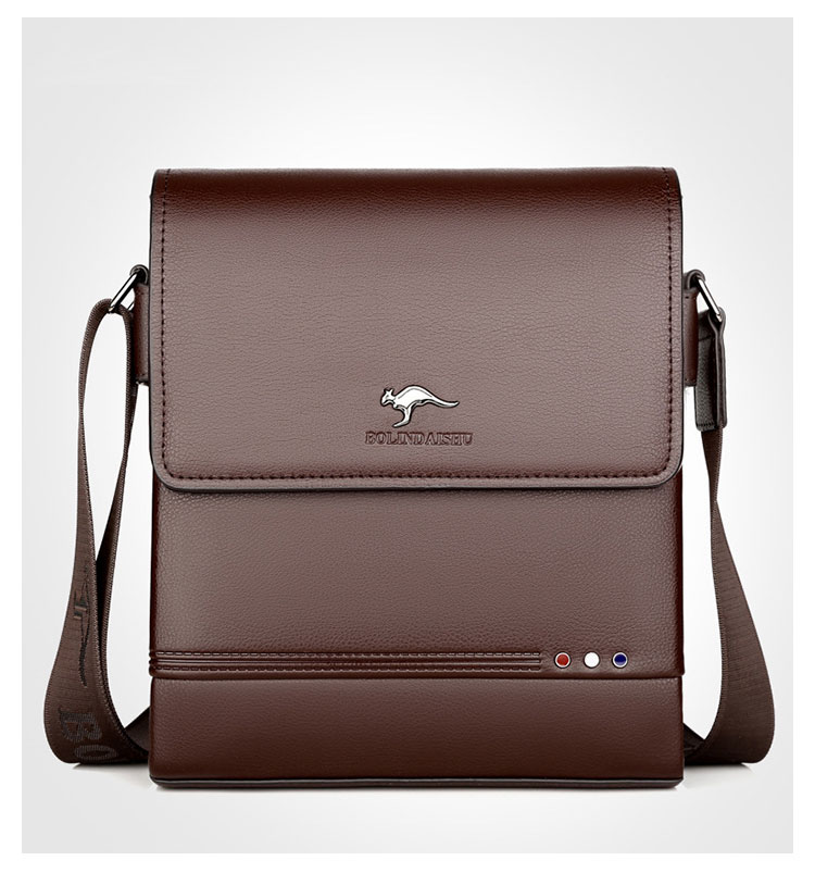 Whatna 革 フラップ ショルダーバッグ メンズ 3室仕切 盗難防止 ipad 10.5 収納可 縦型 メンズ ビジネスかばん斜めがけ 小さめメッセンジャーバッグ 斜め掛け通学通勤バッグ 肩掛けバッグ 紳士用 男性用 BL9928-2-2