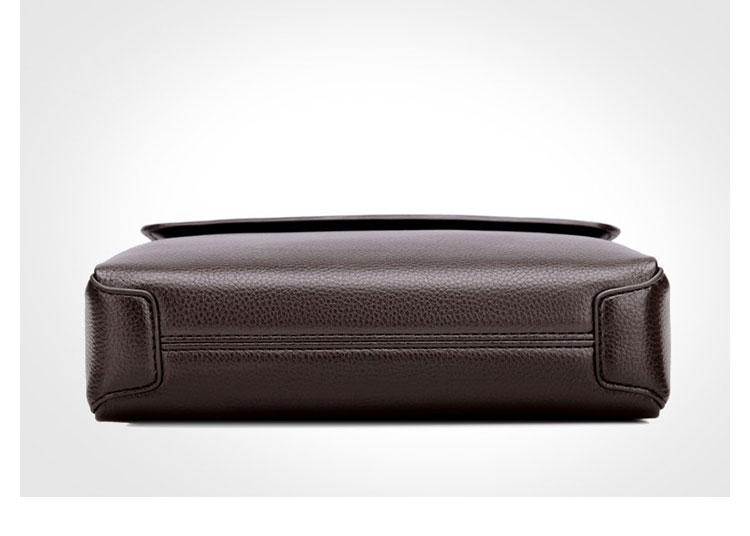 Whatna 革 フラップ ショルダーバッグ メンズ 3室仕切 盗難防止 ipad 10.5 収納可 縦型 メンズ ビジネスかばん斜めがけ 小さめメッセンジャーバッグ 斜め掛け通学通勤バッグ 肩掛けバッグ 紳士用 男性用 BL909-2-6