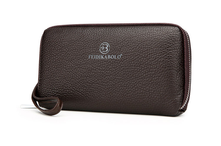 Whatna ミニセカンドバッグ メンズ バッグ 革 小銭入れ 12枚カード収納 本革 小さめ クラッチバッグ 手持ちバッグ 男性用 紳士用 結婚式 バッグ 冠婚葬祭 黒 ブラウン F020-2