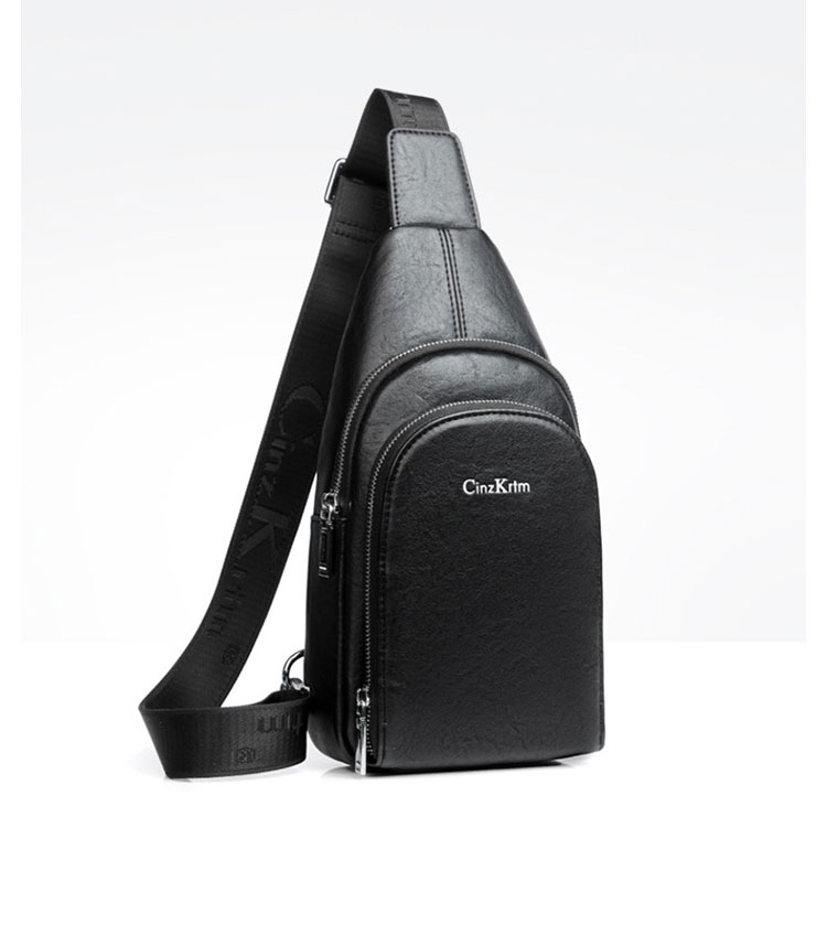 Whatna 革 斜めがけ ボディバッグ ワンショルダー メンズ イヤホン穴 付き 左右付け替え可能 本 革 厚手  レザー ブラウン 黒C6608-2