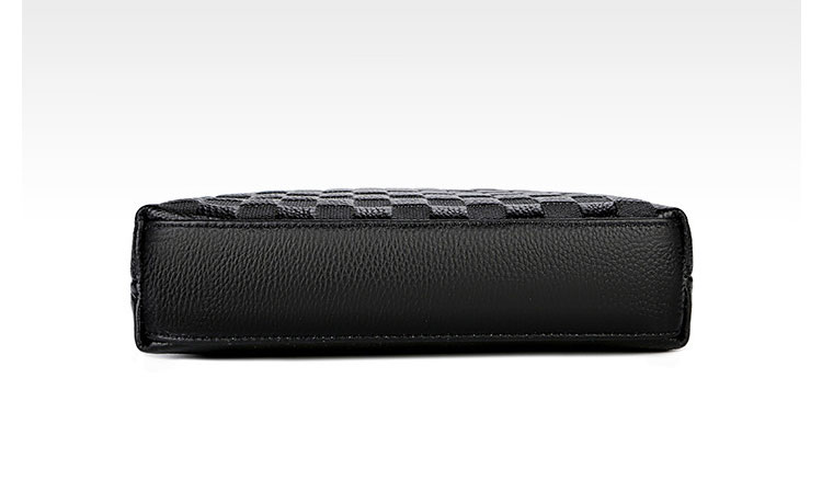 Whatna 2way 牛革 クロコダイル型押し ショルダーバッグ メンズ ポシェットipad9.7 収納可 縦型 メンズビジネスかばん斜めがけ 小さめメッセンジャーバッグ 斜め掛け通学通勤バッグ 肩掛けバッグ 紳士用 男性用 黒 SL-4