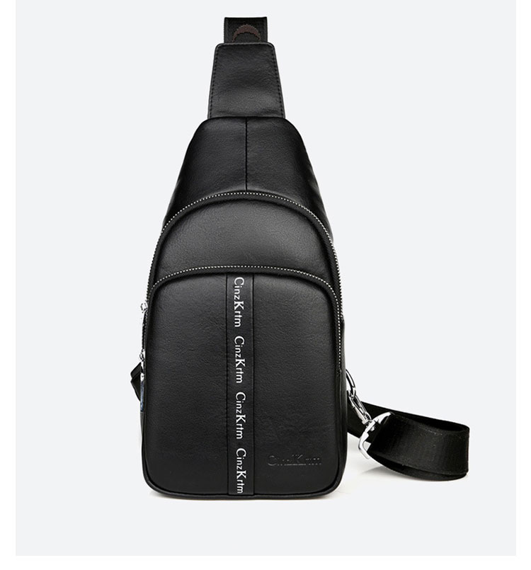 Whatna 革 斜めがけ ボディバッグ ワンショルダー メンズ  イヤホン穴付 USBポート付 左右付け替え可能 本 革 厚手  レザー ブラウン 黒C6602-2