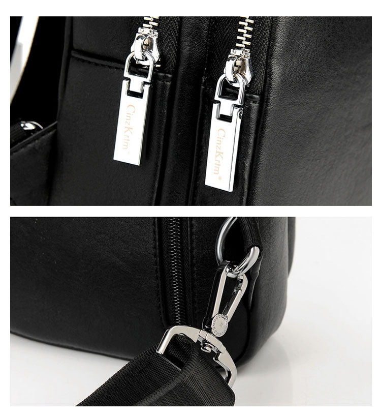 Whatna 革 斜めがけ ボディバッグ ワンショルダー メンズ イヤホン穴付 左右付け替え可能 本 革 厚手 レザー ブラウン 黒C6601-12