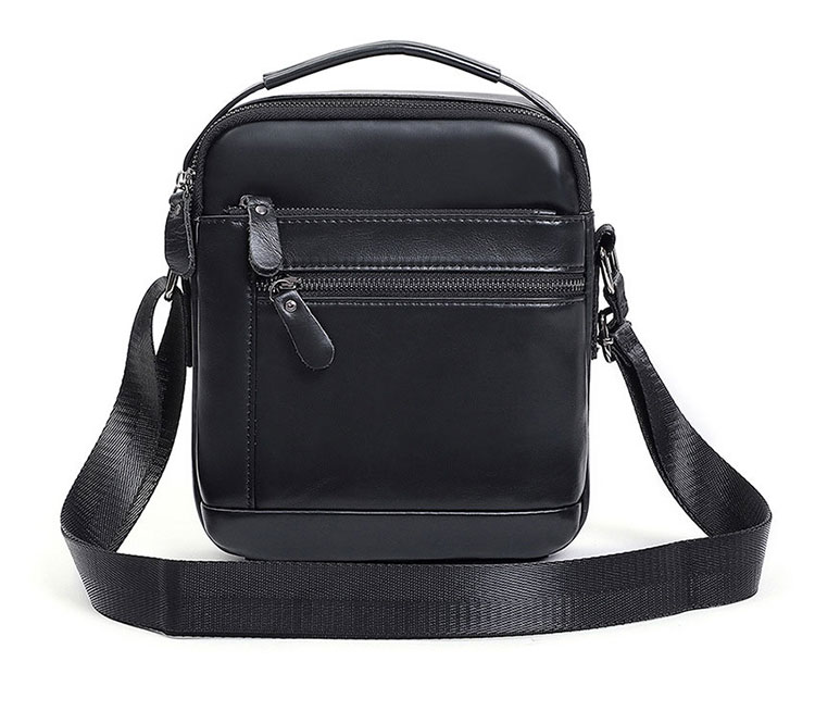 Whatna 牛革 ショルダーバッグ メンズ 2way 斜め掛け 手提げバッグ ポシェットポ 縦型 ipad Mini収納可小さめ メッセンジャーバッグ 通学 通勤バッグ 肩掛けバッグ 自転車かばん プレゼント男性ブラウン 6502-6