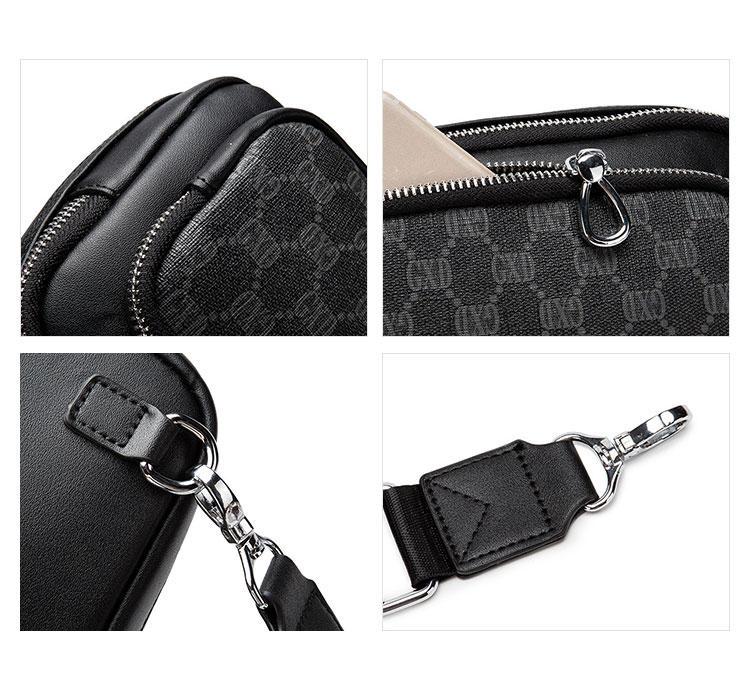 Whatna 2way 手作り編み込み ミニ セカンド バッグ メンズ ニショルダーバッグ ポシェット 本革 小 横型 ショルダーベルト付属 クラッチ 肩掛け 結婚式 バッグ ビジネス フォーマル 冠婚葬祭 バッグ 紳士用 男性用 黒 XM5191-13