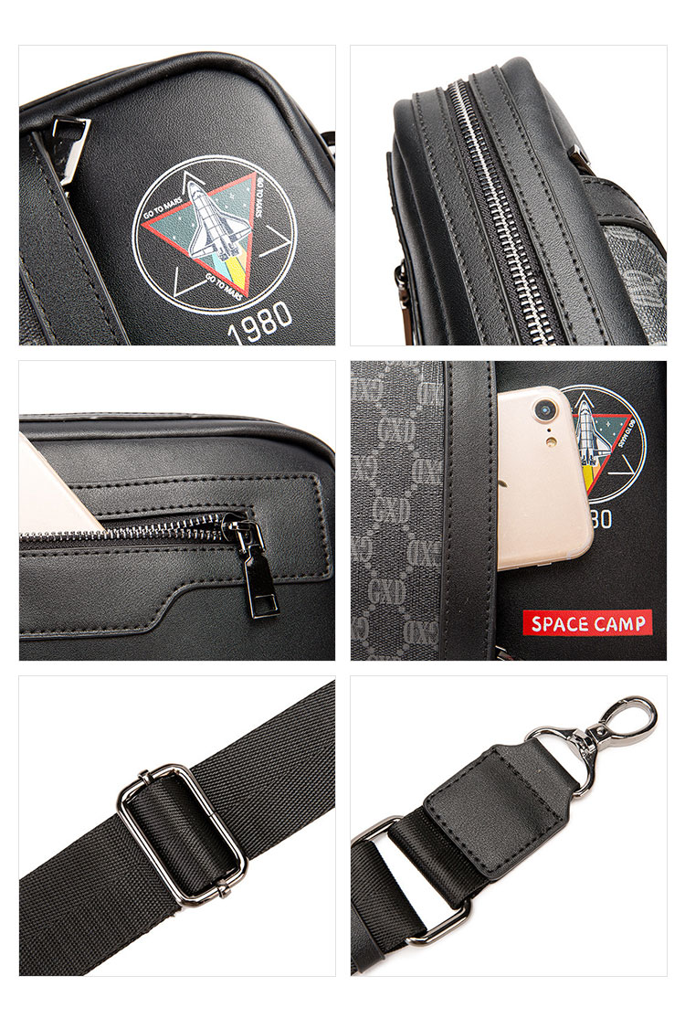 Whatna 2way 手作り編み込み ミニ セカンド バッグ メンズ ニショルダーバッグ ポシェット 本革 小 横型 ショルダーベルト付属 クラッチ 肩掛け 結婚式 バッグ ビジネス フォーマル 冠婚葬祭 バッグ 紳士用 男性用 黒 XM5191-10