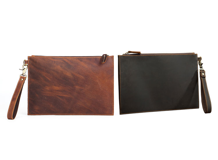 Whatna 天 然 牛革 セカンドバッグ メンズ クラッチ バッグ ファイルバッグ 封筒袋 A4 ipad10.5収納 本革 結婚式 披露宴 バッグ カジュアルフォーマル ビジネス 冠婚葬祭 バッグ 男性用 紳士用 ブラウン SN005-1