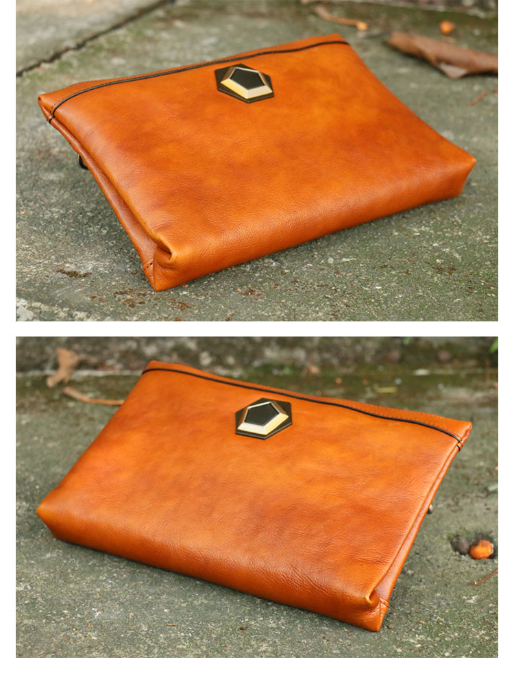 Whatna アンティーク風合い鞣し天然牛革 セカンドバッグ メンズ クラッチ バッグ ipad10.5収納 本革 結婚式 披露宴 バッグ カジュアルフォーマル ビジネス 冠婚葬祭 バッグ 男性用 紳士用 ブラウン 黒 DNS31518-2